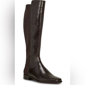 Vince Camuto Librina Black Knee High Block Heel Boots Size 7 NEW